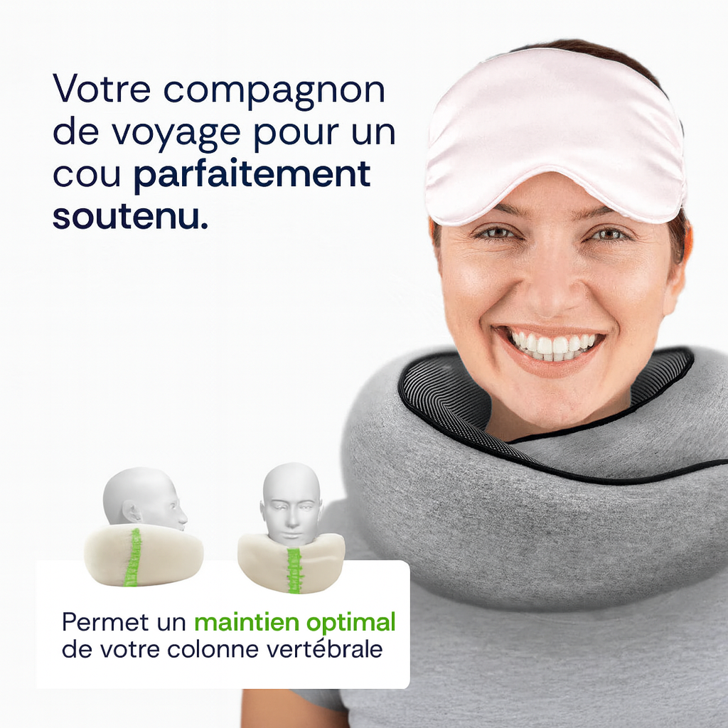 Oreiller de voyage pour le cou